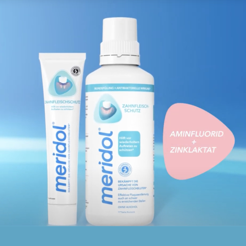 Wortwolke in Form einer Zahnpastatube mit Begriffen wie Kaliumnitrat, Anti-Gingivitis und Karies-Schutz.